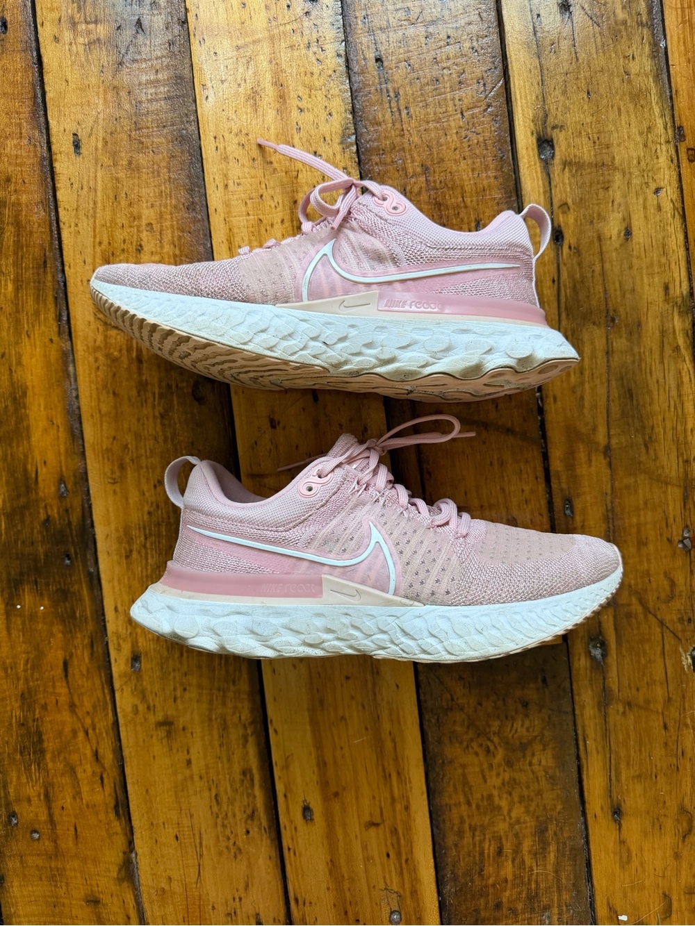 Nike Pink React infinity flynit 2 Women's Running Sneakers 8.5